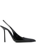 Saint Laurent escarpins Kiss 115 mm à bride arrière - Noir