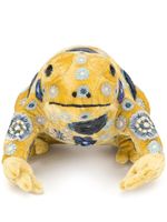 Anke Drechsel peluche à broderies - Jaune