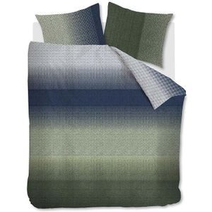 Beddinghouse Dekbedovertrek Duco Blue Green-2-persoons (200 x 200/220 cm)