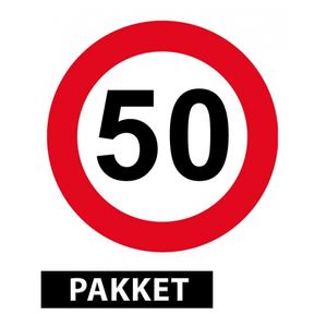 Versiering 50 jaar feestpakket