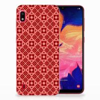 Samsung Galaxy A10 TPU bumper Batik Rood - thumbnail