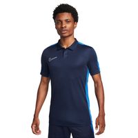 Nike Dri-FIT Academy 23 Polo Donkerblauw Blauw Wit - thumbnail