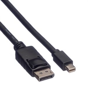 ROLINE DisplayPort kabel, DP M - Mini DP M, zwart, 3 m