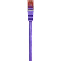 Renkforce RF-4724922 RJ45 Netwerkkabel, patchkabel CAT 6 S/FTP 3.00 m Violet Snagless, Vergulde steekcontacten, Vlambestendig 1 stuk(s) - thumbnail