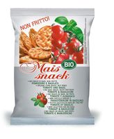 Bio Alimenti Mais snack tomaat & basilicum bio (50 gr) - thumbnail