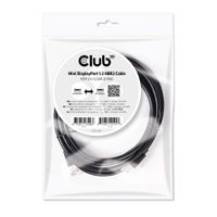 CLUB3D Mini DisplayPort 1.2 HBR2 Cable M/M 2meter 4K60Hz - thumbnail