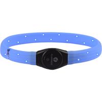 Visio Light Led Halsband Jumbo Blauw 35 tot 64 cm lengte x 7 mm breedte Flamingo Blauw