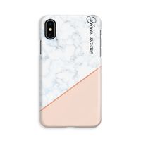 Marmer in stijl: iPhone X Volledig Geprint Hoesje - thumbnail