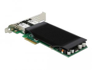 DeLOCK PCI Express x4 Card to 2 x RJ45 Gigabit LAN PoE+ i350 netwerkadapter