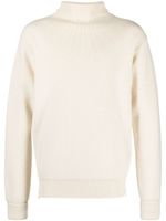 Jil Sander roll-neck wool jumper - Blanc