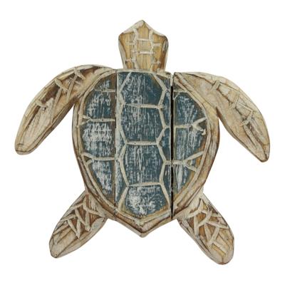 Houten Schildpad Blauw-Bruin (19 x 19 cm) Houten Schildpad Blauw-Bruin (19 x 19 cm)