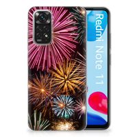 Xiaomi Redmi 10 | Redmi Note 11 4G Silicone Back Cover Vuurwerk