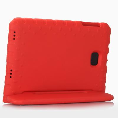 Shop4 - Samsung Galaxy Tab A 10.1 (2016) Hoes - Kids Cover Worker voor Kinderen Rood