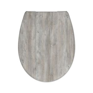 Toiletzitting Cedo Ponderosa Pine Softclose Houtlook Grijs Cedo