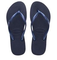 Havaianas Havaianas - Slim Blauw Rubber Teenslippers Dames - thumbnail