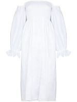 Sleeper robe mi-longue Atlanta en lin - Blanc