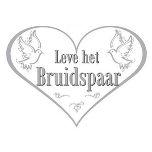 Deurbord Leve Het Bruidspaar