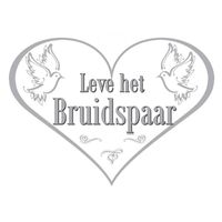 Deurbord Leve Het Bruidspaar