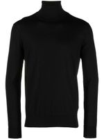 Zegna roll-neck knit jumper - Noir