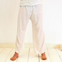 Yoga broek Bamboe Wit - Yoganic - S