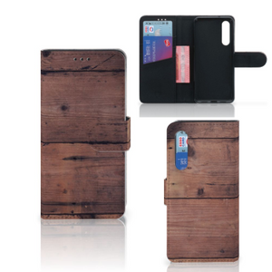 Xiaomi Mi 9 SE Book Style Case Old Wood