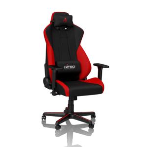 Nitro Concepts S300 Inferno Red Gaming stoel Zwart, Rood