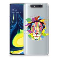 Samsung Galaxy A80 Telefoonhoesje met Naam Lion Color