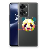 OnePlus Nord 2T Telefoonhoesje met Naam Panda Color - thumbnail