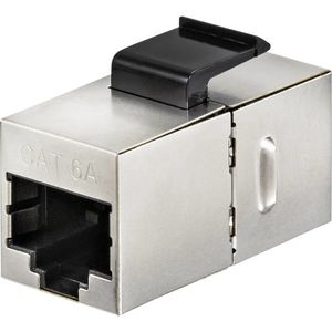 Renkforce RJ45 Netwerk Adapter CAT 6A [1x RJ45-bus 8p8c - 1x RJ45-bus 8p8c]