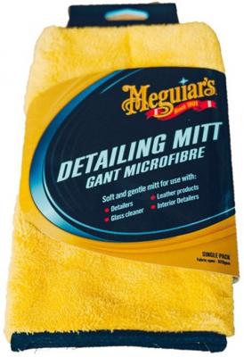 Meguiar's Detailing Mitt washandschoen microvezel geel Meguiar's Detailing Mitt washandschoen microvezel geel