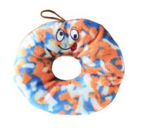 LG Imports knuffel donut junior 15 cm pluche oranje/blauw
