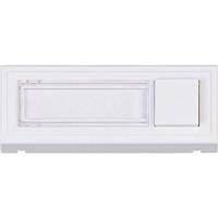 Heidemann 70519 belplaat met naamplaatje, verlicht 1-voudig zuiver wit 24 V/1 A