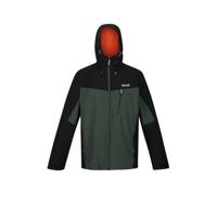 Regatta outdoor softshell jack Birchdale donkergroen/zwart