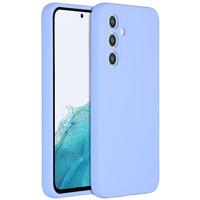 Accezz compatibel met Samsung Galaxy A54 (5G), Samsung Galaxy A54 (5G) Hoesje Siliconen – Liquid Silicone Case Back Cover Hoes – Telefoonhoesje met Matte Coating Paars