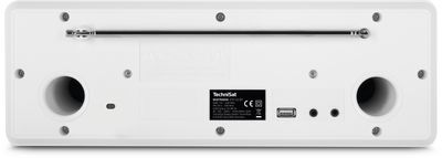 TechniSat DIGITRADIO 370 CD BT Radio/CD-speler DAB+, VHF (FM) CD Wit