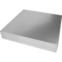 Hammond Electronics 1444-17173 Chassisbehuizing (l x b x h) 432 x 432 x 76 mm Aluminium Natuur 1 stuk(s)