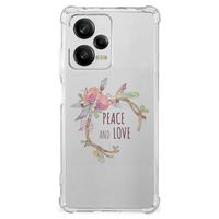 Xiaomi Redmi Note 12 Pro Plus Stevig Bumper Hoesje Boho Text