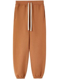 Jil Sander pantalon de jogging à lien de resserrage - Marron