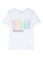 Stella McCartney Kids t-shirt à logo imprimé - Blanc