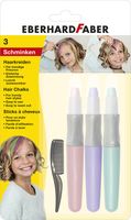 Eberhard Faber EF-579202 Haarkrijt 3 Stuks Roze, Paars, Turquoise - thumbnail