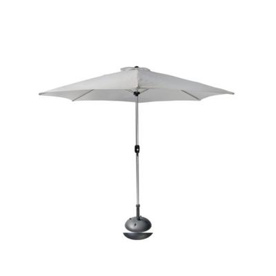Gardington Parasol – Aluminium – Grijze Paal - Licht Grijs Doek - 270 Cm