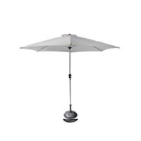 Gardington Parasol – Aluminium – Grijze Paal - Licht Grijs Doek - 270 Cm