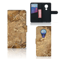 Nokia 7.2 | Nokia 6.2 Bookcase Marmer Creme