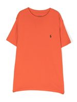 Ralph Lauren Kids t-shirt en coton à logo brodé - Orange - thumbnail