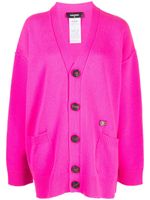 DSQUARED2 cardigan en laine mélangée à col v - Rose