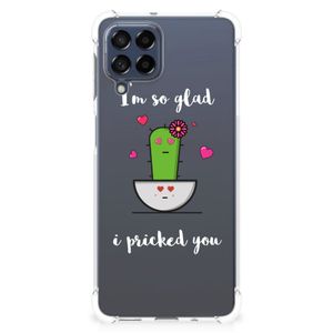 Samsung Galaxy M53 Stevig Bumper Hoesje Cactus Glad