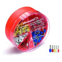 Weidmüller 9025900000 Assortiment adereindhulzen 0.5 mm², 0.75 mm², 1 mm², 1.5 mm², 2.5 mm² Deels geïsoleerd Oranje, Wit, Geel, Rood, Blauw 400 stuk(s) - thumbnail