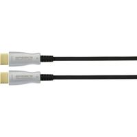 SpeaKa Professional SP-9019356 HDMI-kabel HDMI Aansluitkabel HDMI-A-stekker, HDMI-A-stekker 50.00 m Zwart 4K UHD, Afgeschermd - thumbnail