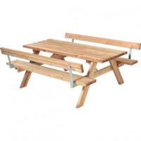 ThermoWood® Picknicktafel 2 Rugleuningen