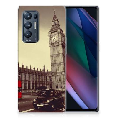 OPPO Find X3 Neo Siliconen Back Cover Londen OPPO Find X3 Neo Siliconen Back Cover Londen